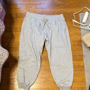 adidas Men's Light Gray Joggers